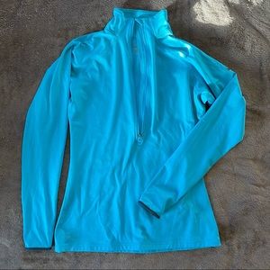 Blue Nike 1/2 Zip Running Long Sleeve